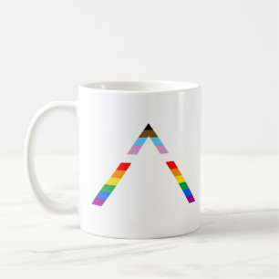 Taza De Café Símbolo de aliado LGBTQ POC