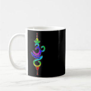 Taza De Café Símbolo de aliento Chakra Conciencia del hinduismo