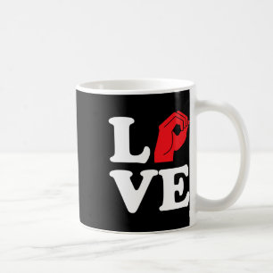 Taza De Café Símbolo de amor Asl