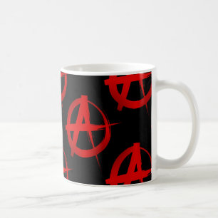 Taza De Café Símbolo de anarquía