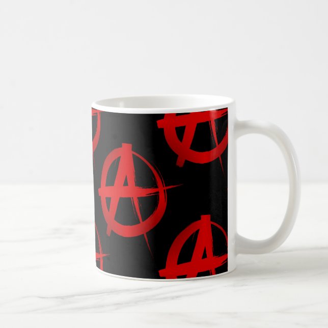 Taza De Café Símbolo de anarquía (Derecha)