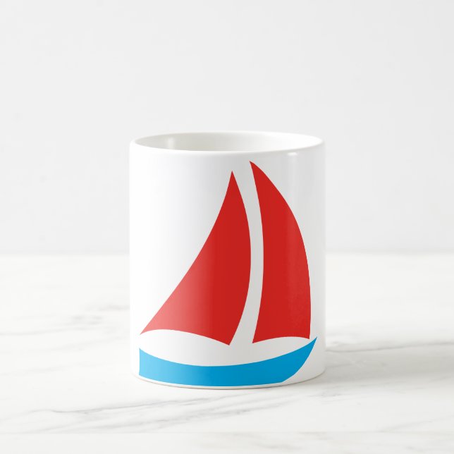 Taza De Café Símbolo de barco café tazón (Centro)
