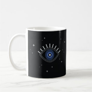 Taza De Café símbolo de buena suerte de ojo azul