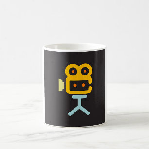 Taza De Café Símbolo de cámara de película