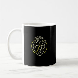 Taza De Café Símbolo de Corazón Sanador • Reparación Emocional 