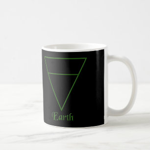 Taza De Café Símbolo de elemento terrestre de Pagan caído