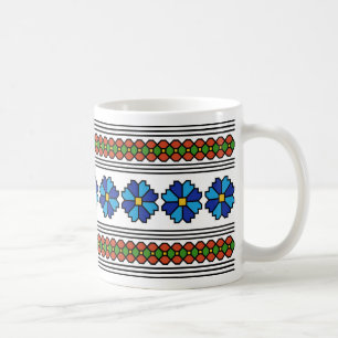 Taza De Café símbolo de flor de achicoria del motivo del arte f