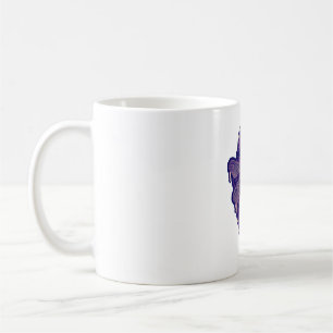 Taza De Café Símbolo de flor de vida de la libélula geométrica