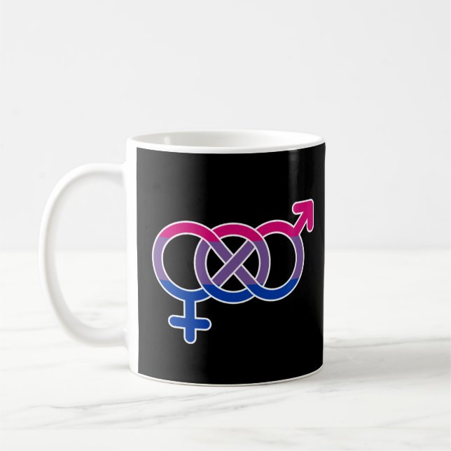 Taza De Café Símbolo de género bisexual (Izquierda)