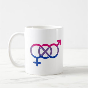 Taza De Café Símbolo de género bisexual