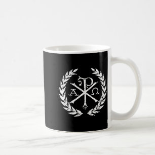 Taza De Café Símbolo de la fe cristiana Chi Rho Alpha Omega