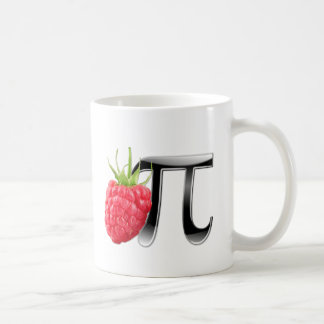 Taza De Café Símbolo de la frambuesa y del pi