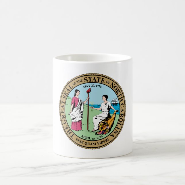 Taza De Café Símbolo de la república de América del sello del (Centro)
