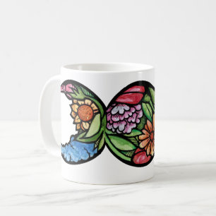 Taza De Café Símbolo de la Triple Luna Flor