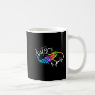 Taza De Café Símbolo de neurodiversidad arco iris autismo infin