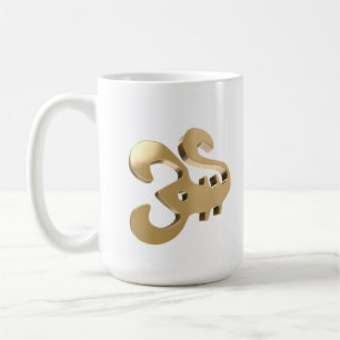 Taza De Café Símbolo de oro del signo zodiacal Escorpio