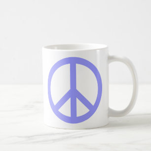 Taza De Café Símbolo de paz azul