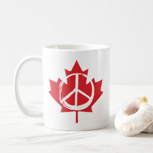 Taza De Café Símbolo de Paz Canadá no está a la venta para EE.