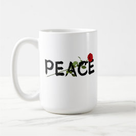 Taza De Café Símbolo de paz peluca personalizada - Perfecto par
