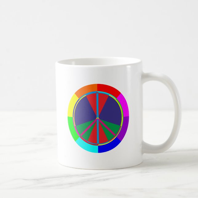 Taza De Café Símbolo de paz symbol peace (Derecha)