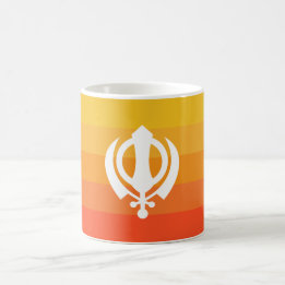 Taza De Café Símbolo de Sikh Khanda Cha Mug