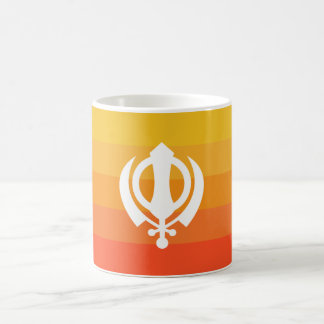 Taza De Café Símbolo de Sikh Khanda Cha Mug