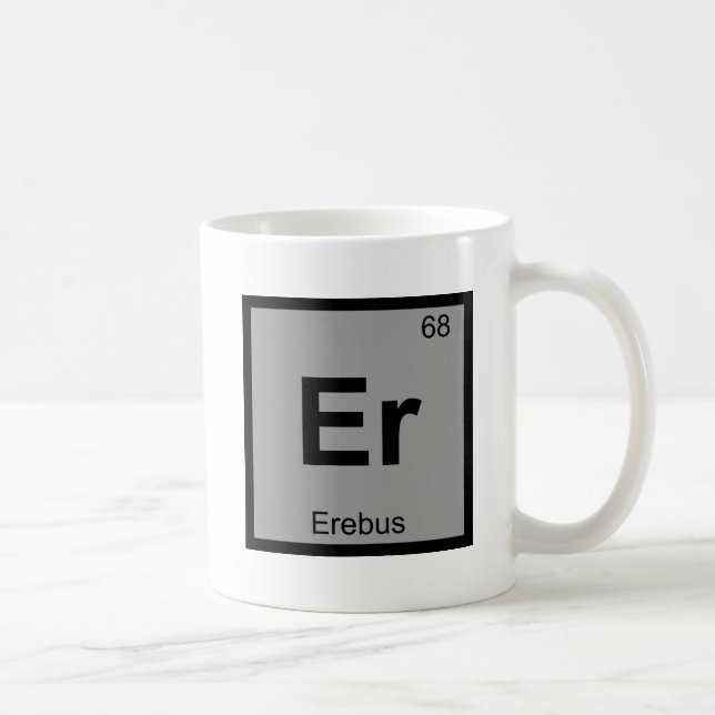 Taza De Café Símbolo de tabla periódica de química griega Er -  (Derecha)