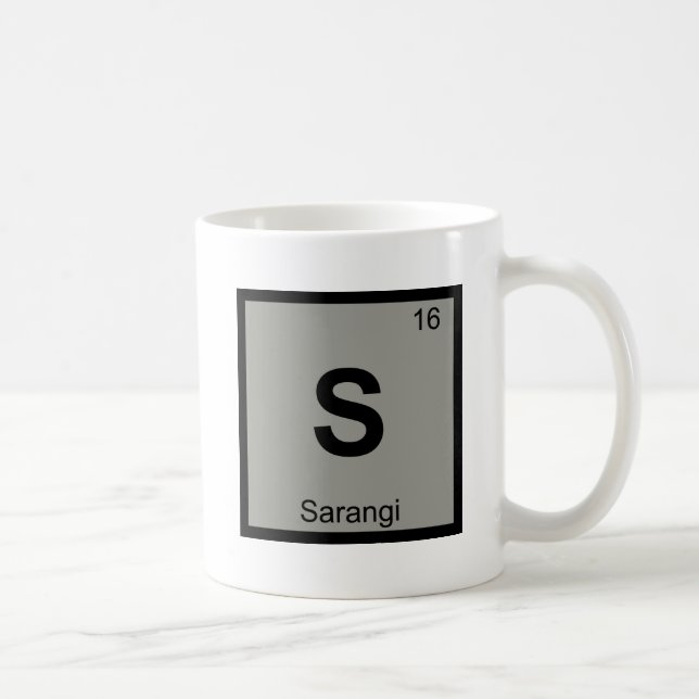 Taza De Café Símbolo de tabla periódica de química musical de l (Derecha)