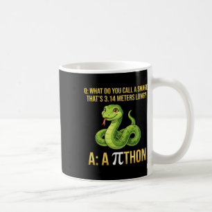 Taza De Café Símbolo del día de Pi Pithon Python divertido prof