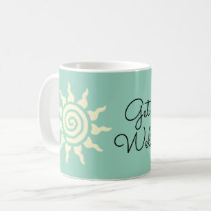 Taza De Café Símbolo del Sol Espiritual - Espiral de Energía 9