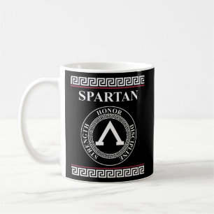 Taza De Café Símbolo espartano de la Grecia antigua