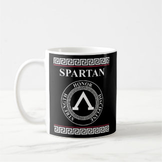 Taza De Café Símbolo espartano de la Grecia antigua