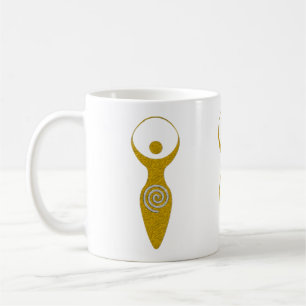 Taza De Café Símbolo espiritual - Diosa De La Tierra Gaya 1 Cue