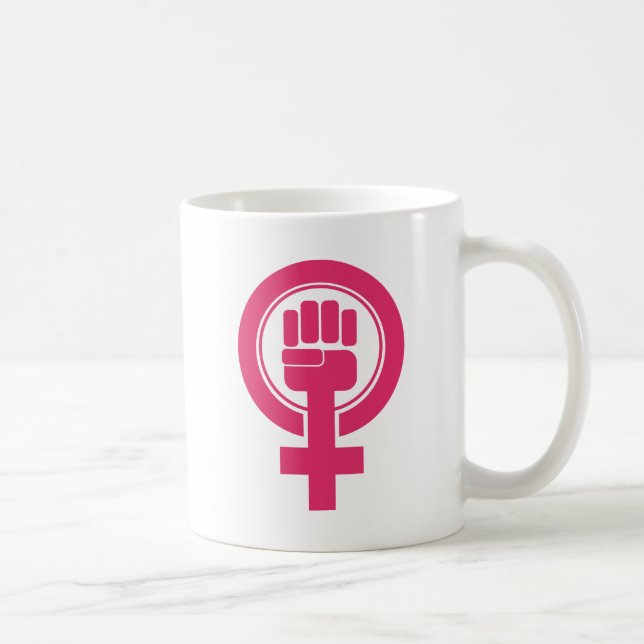 Taza De Café Símbolo femenino de resistencia (Derecha)