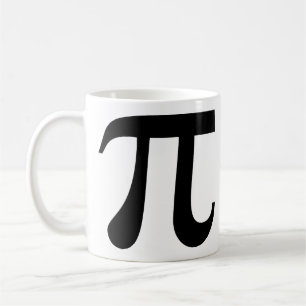Taza De Café Símbolo gigante izquierdo "Pi"
