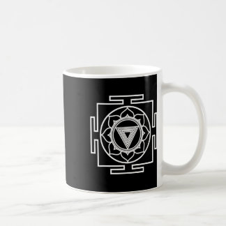 Taza De Café Símbolo Hindú Yantra Kali Hinduismo Yoga Arte Orie