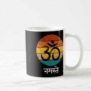 Taza De Café Símbolo Om Namaste Ohm hindú Zen Tantra Yoga Espír