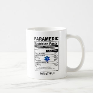 Taza De Café Símbolo paramédico personalizado EMT Coffee Mug