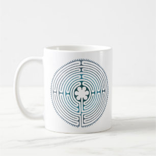 Taza De Café Símbolo sagrado de geometría - Laberinto de Chartr