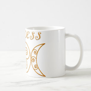 Taza De Café Símbolo triple de la diosa de Swirly
