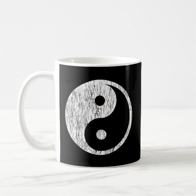 Taza De Café Símbolo Yin Yang con problemas (Izquierda)