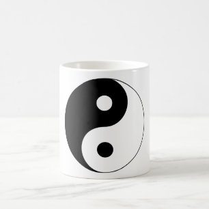 Taza De Café Símbolo Yin Yang espiritual