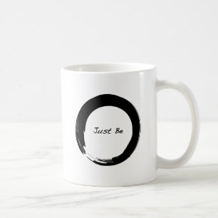 Taza De Café Símbolo zen con "Just Be"