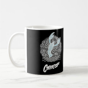 Taza De Café Símbolo zodiaco del cáncer café taza
