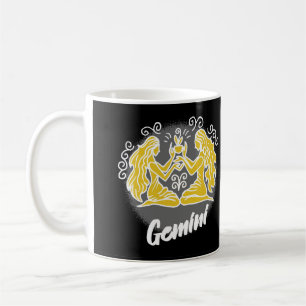 Taza De Café Símbolo zodiaco gemini café tazón
