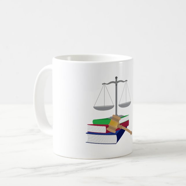 Taza De Café Símbolos abogados (Anverso izquierdo)