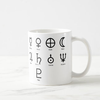 Taza De Café Símbolos del planeta