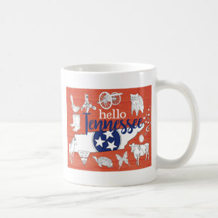 Taza De Café Símbolos estatales de Tennessee Imágenes estatales
