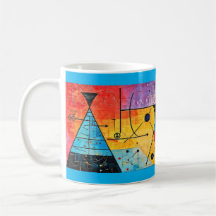 Taza De Café Símbolos geométricos Resumen #02