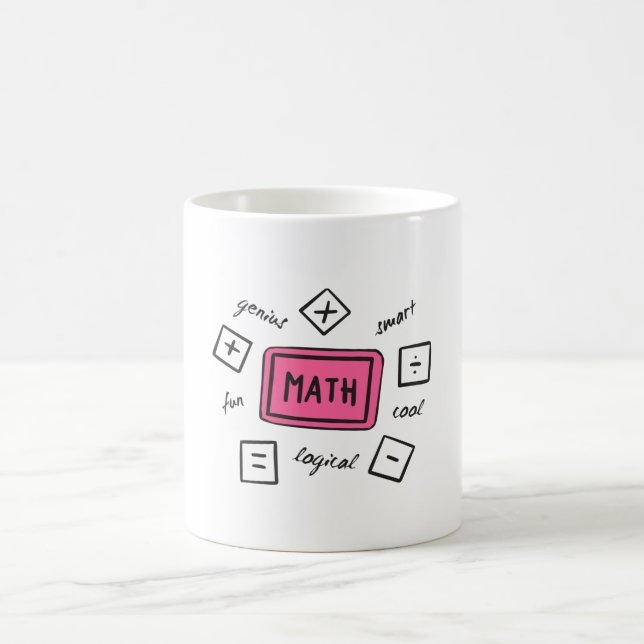 Taza De Café Símbolos matemáticos Estudiantes y padres (Centro)